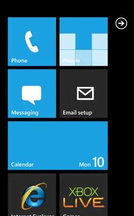 Windows Phone 7 接近定稿界面欣赏