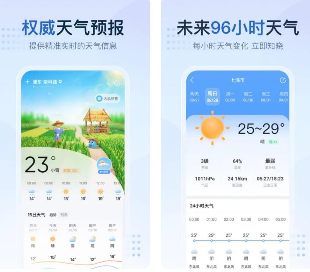 天气预报哪个软件最准确 热门的天气预报app排行榜