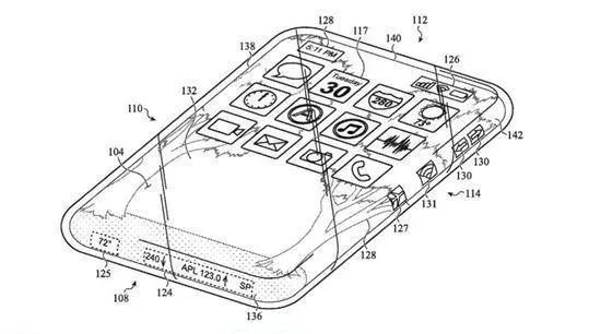 苹果全玻璃iPhone外壳专利曝光 可以在任意表面显示信息
