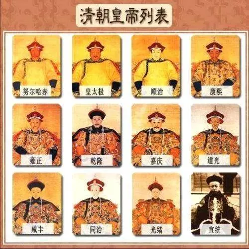 清朝十二帝顺序列表简介 | 清朝12个皇帝详细顺序时间表