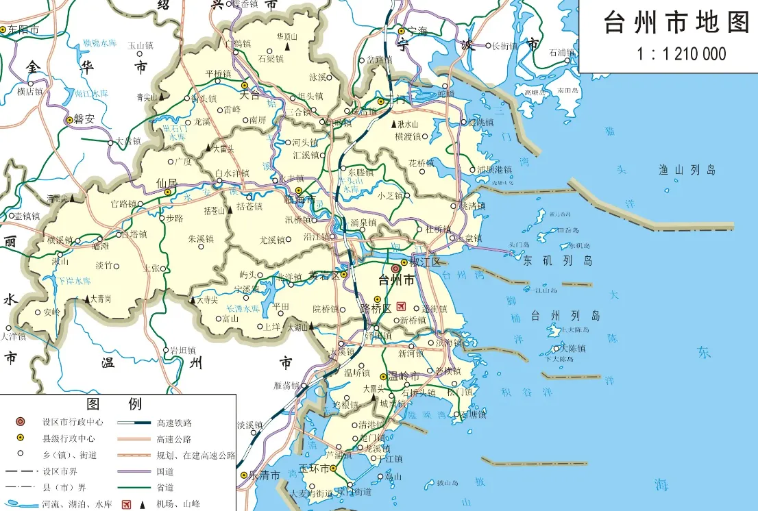 浙江省台州市有几个区县 | 台州形成9个区县的人口规模