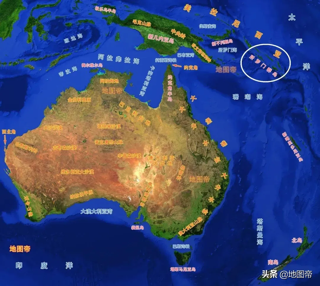 所罗门群岛地图位置 | 为何美国和澳大利亚干涉与中国签协议